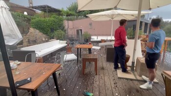 Las piedras de hielo se