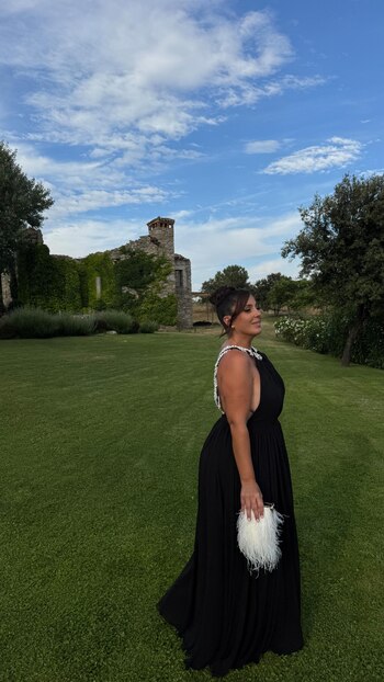 Anabel Pantoja en la boda