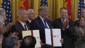 EEUU y China firman "trascendental"