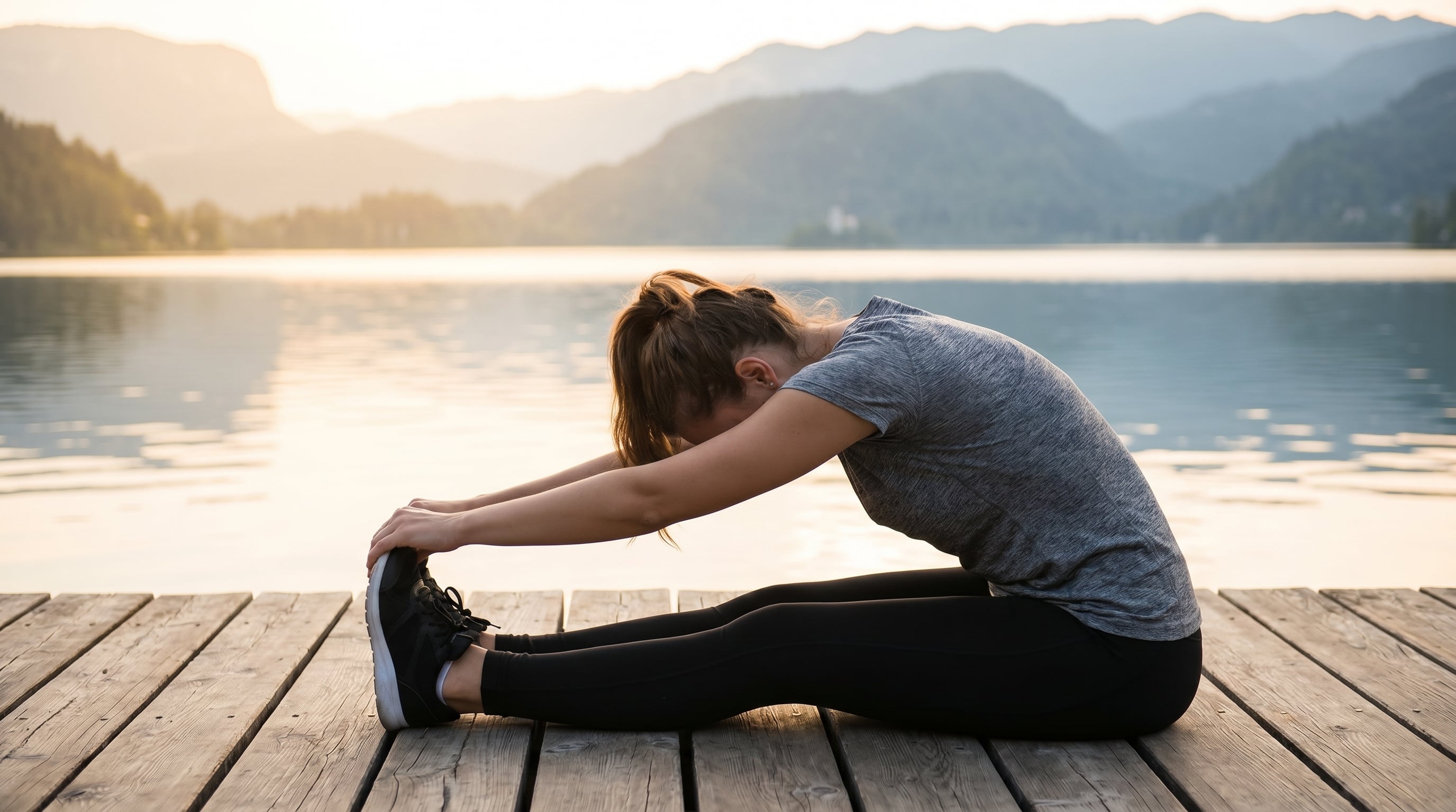 La flexión hacia adelante sentado es un ejercicio sencillo para elongar los isquiotibiales y mantener la salud muscular de las piernas (Imagen Ilustrativa Infobae)