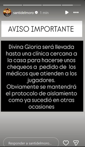 Divina saldrá de la casa