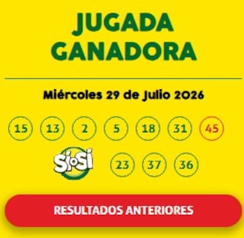 Resultados de La Tinka HOY miércoles 29 de julio: números ganadores, Sí o Sí, Boliyapa y pozo para el próximo sorteo. Captura: La Tinka Web.