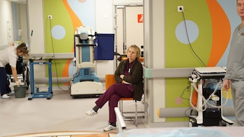 En el centro de salud