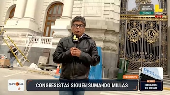 “Millas como cancha”: informe revela viajes de congresistas antes del cierre del Parlamento unicameral. Captura: Latina.