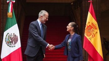 El rey Felipe VI llega a Palacio Nacional para reunión con Sheinbaum: México y España reanudan diálogo tras 7 años de distanciamiento