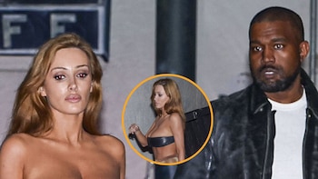 El diminuto top de Bianca Censori vuelve a robar miradas durante una cita con Kanye West en Los Ángeles