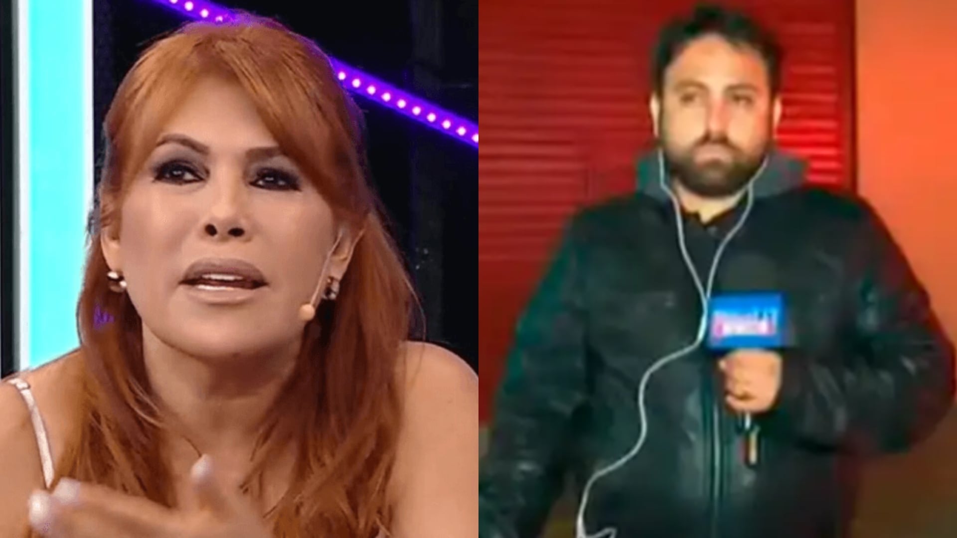 Magaly Medina cuestiona en vivo a su reportero por inapropiado comentario durante marcha en memoria de Lizeth Marzano