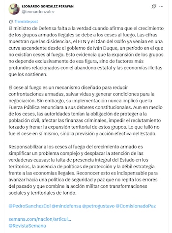 Este fue el mensaje del