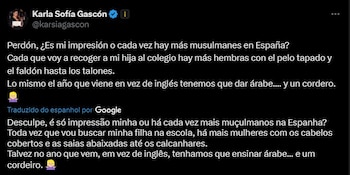 Uno de los tuits rescatados