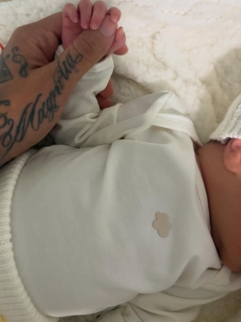 La publicación de Blessd sobre el nacimiento de Caleb superó los 18 mil me gusta en menos de una hora en Instagram - crédito blessd / Instagram