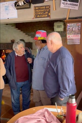 José Mujica y Ruben Rada,