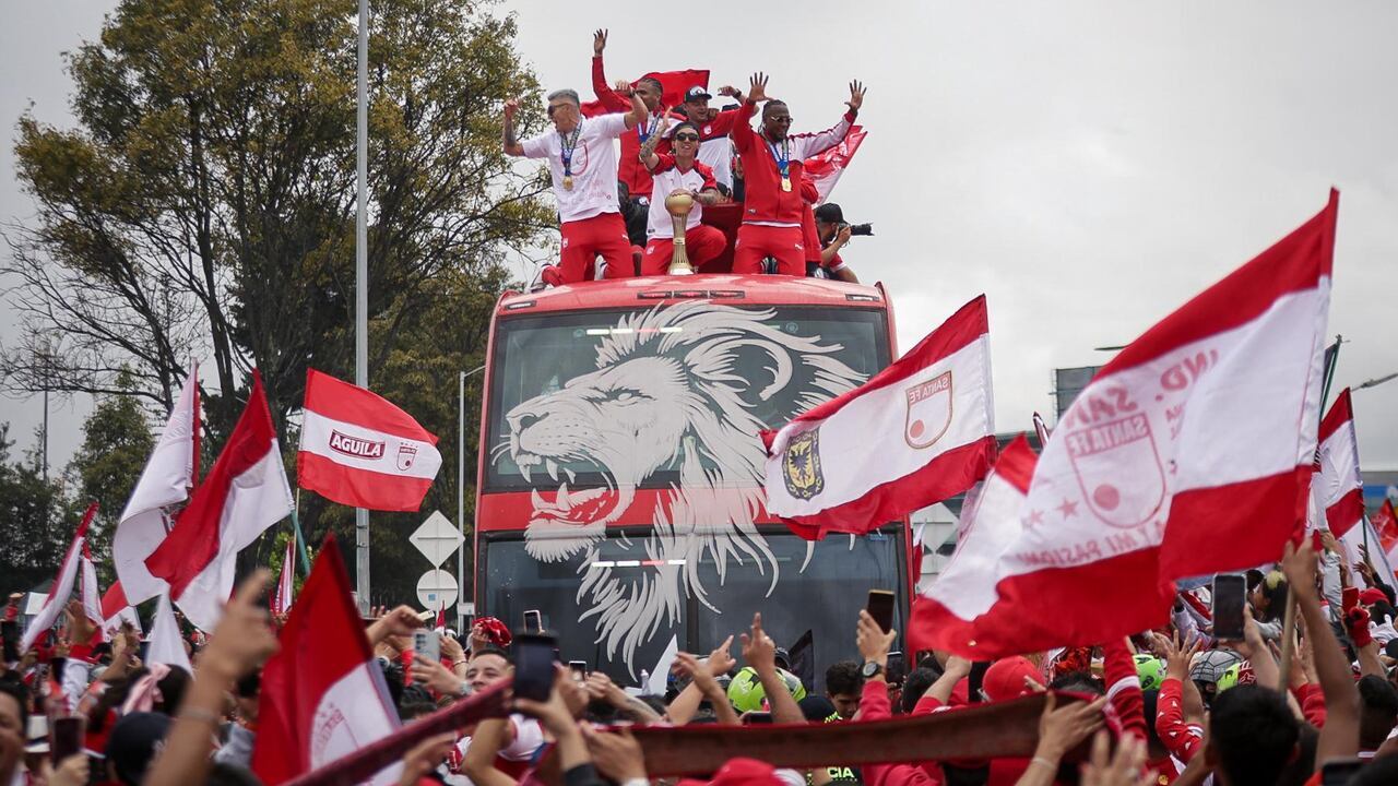Independiente Santa Fe se coronó campeón de la Liga BetPlay I2025 al vencer 12 al Independiente Medellín en el estadio Atanasio Girardot - crédito Colprensa