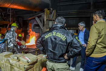 Alrededor del 90% del armamento