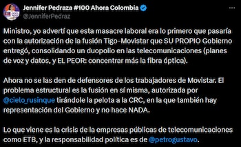 Jennifer Pedraza alertou sobre