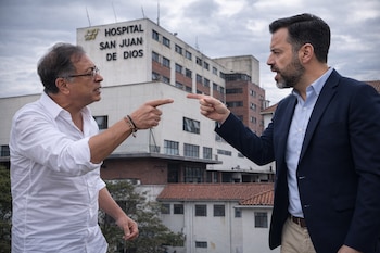 Gustavo Petro, Carlos Fernando Galán, Hospital San Juan de Dios