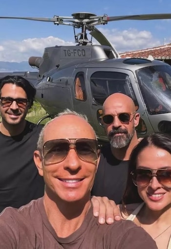 Publicaciones de Erik Rubín y Zárate en Instagram reflejan momentos juntos en Antigua Guatemala y la inclusión de amigos como Toño Beltranena (IG)