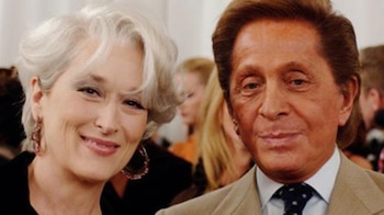 Valentino junto a Meryl Streep