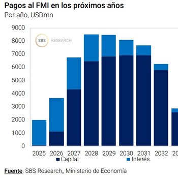 Pagos al FMI previstos para