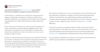 La representante María Fernanda Carrascal