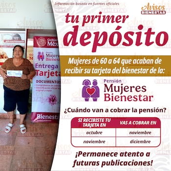 La Pensión Mujeres Bienestar entrega