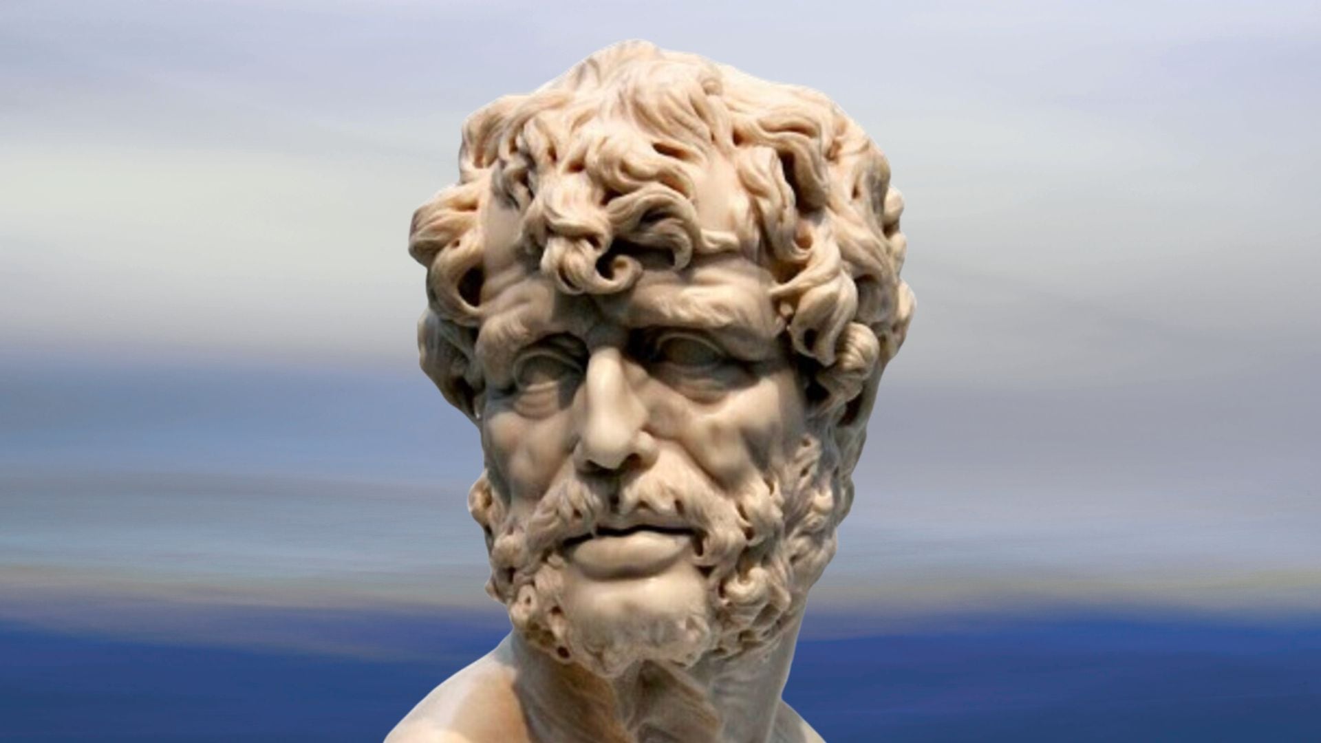 Busto de Séneca, filósofo estoico.