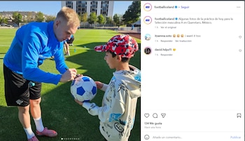 Un jugador de la Selección