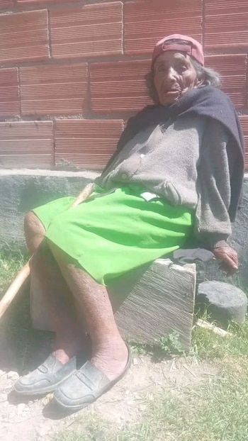 La abuelita habría salido perdida