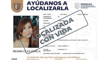 Encuentran con vida a Merari Olea, joven buscada en Cuautla desde 2017