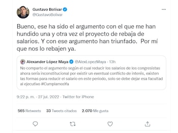 Gustavo Bolívar y Catherine Juvinao