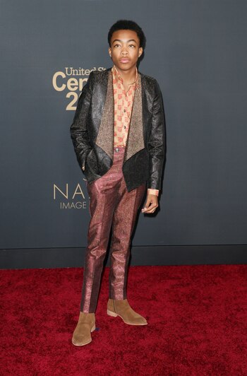 Asante Blackk en los NAACP Image Awards, en febrero de 2020 (Crédito: Danny Moloshok / Reuters)