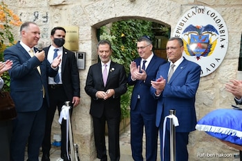 Colombia inaugura su embajada en Jerusalén