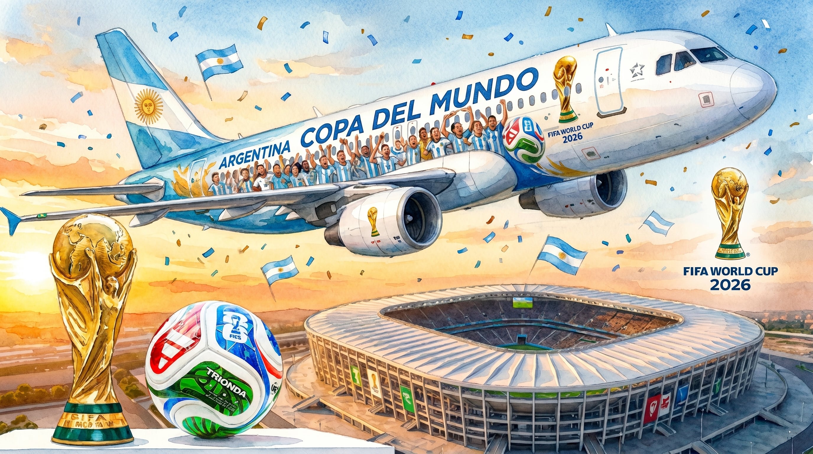 La Cancillería argentina difunde guías de viaje para el Mundial de la FIFA 2026 en Estados Unidos, Canadá y México (Imagen Ilustrativa Infobae)