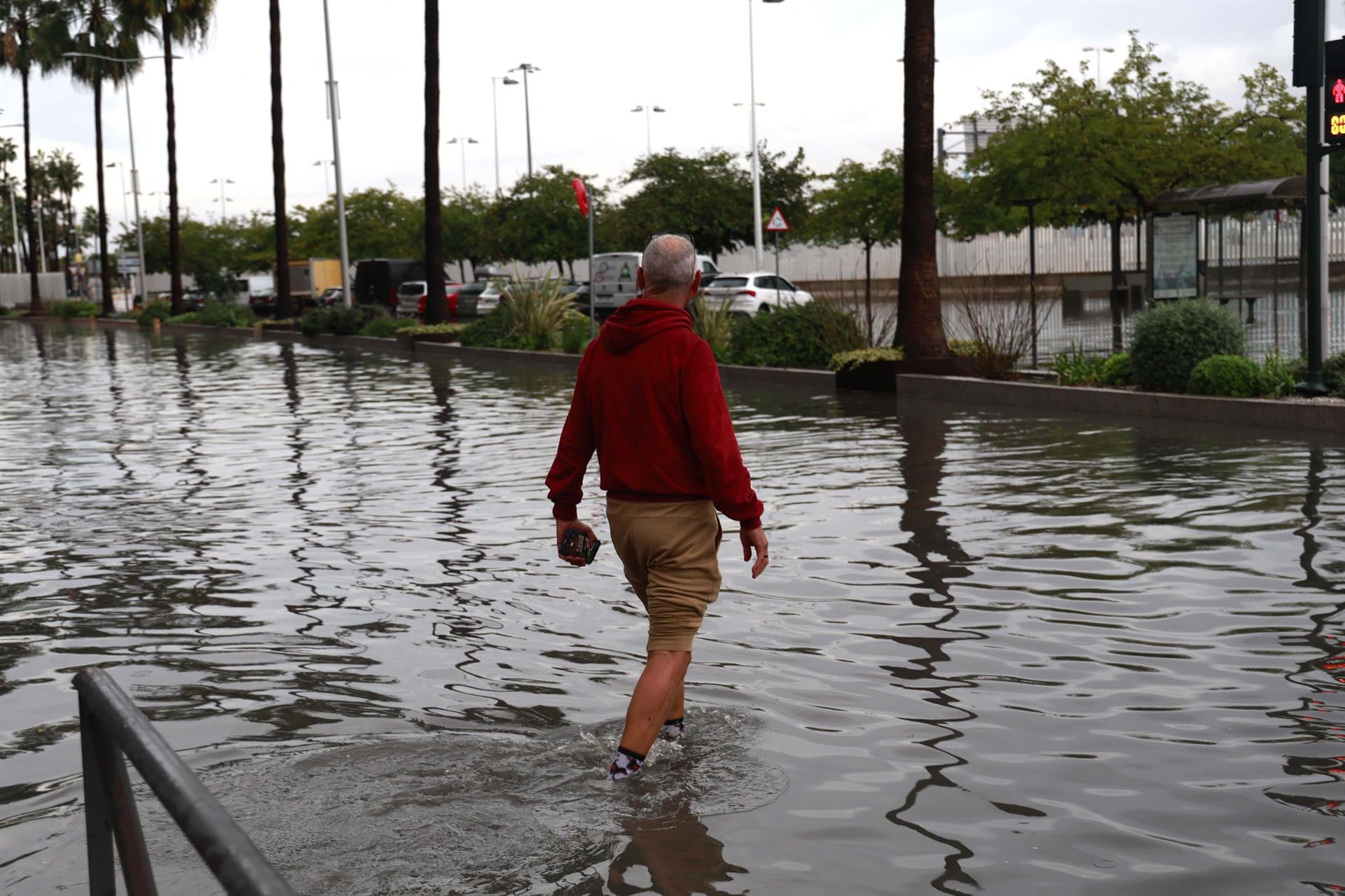 La dana Adam mantiene este lunes la alerta roja por lluvias en Valencia y Alicante antes de desplazarse a Cataluña