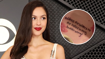 Olivia Rodrigo consoló a una fanática que se tatuó la letra equivocada de su canción