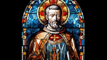 Majestuosidad de santos católicos en