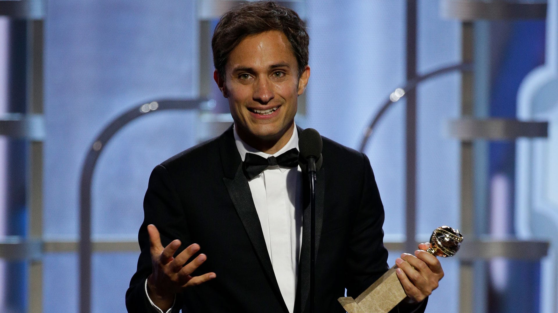 Gael García ha dado duscursos políticos en los Premios Oscar y los Globos de Oro.