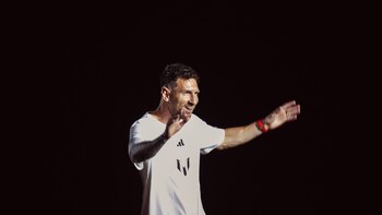 Soccer player Lionel Messi during