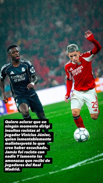 El comunicado de Gianluca Prestianni