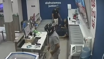 Los videos de los robos