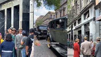 Así es la zona de filmación de "De Noche", la nueva cinta de Pedro Pascal (captura de pantallla)
