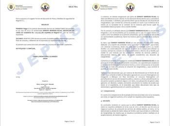 Según el fallo, la influencer