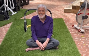 El actor inicia el día