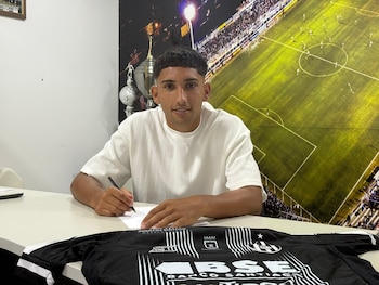 El delantero Alan Laprida (21