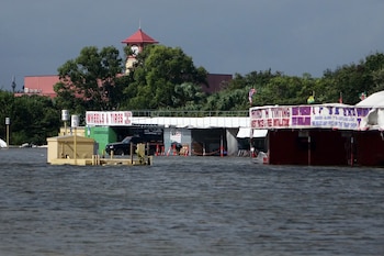 El estacionamiento de Sawp Shop