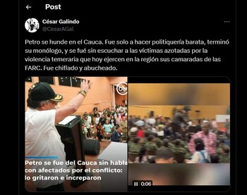 Además, otro comentario contundente señaló: