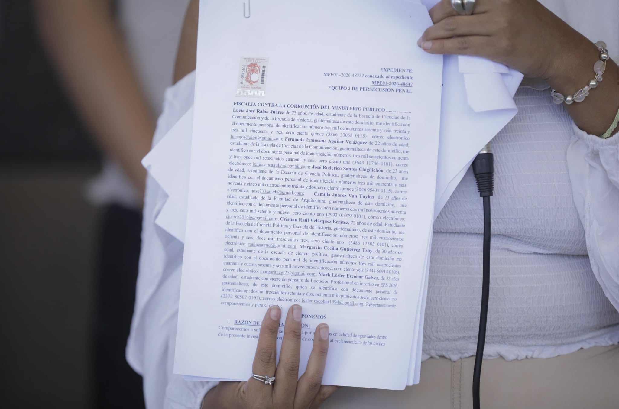 Entre 40 y 50 estudiantes de la Universidad de San Carlos de Guatemala denunciaron ante el Ministerio Público la desaparición de registros académicos en el sistema de Registro y Estadística. (Diario de Centroamerica)