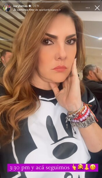 Ana Karina Soto estuvo en