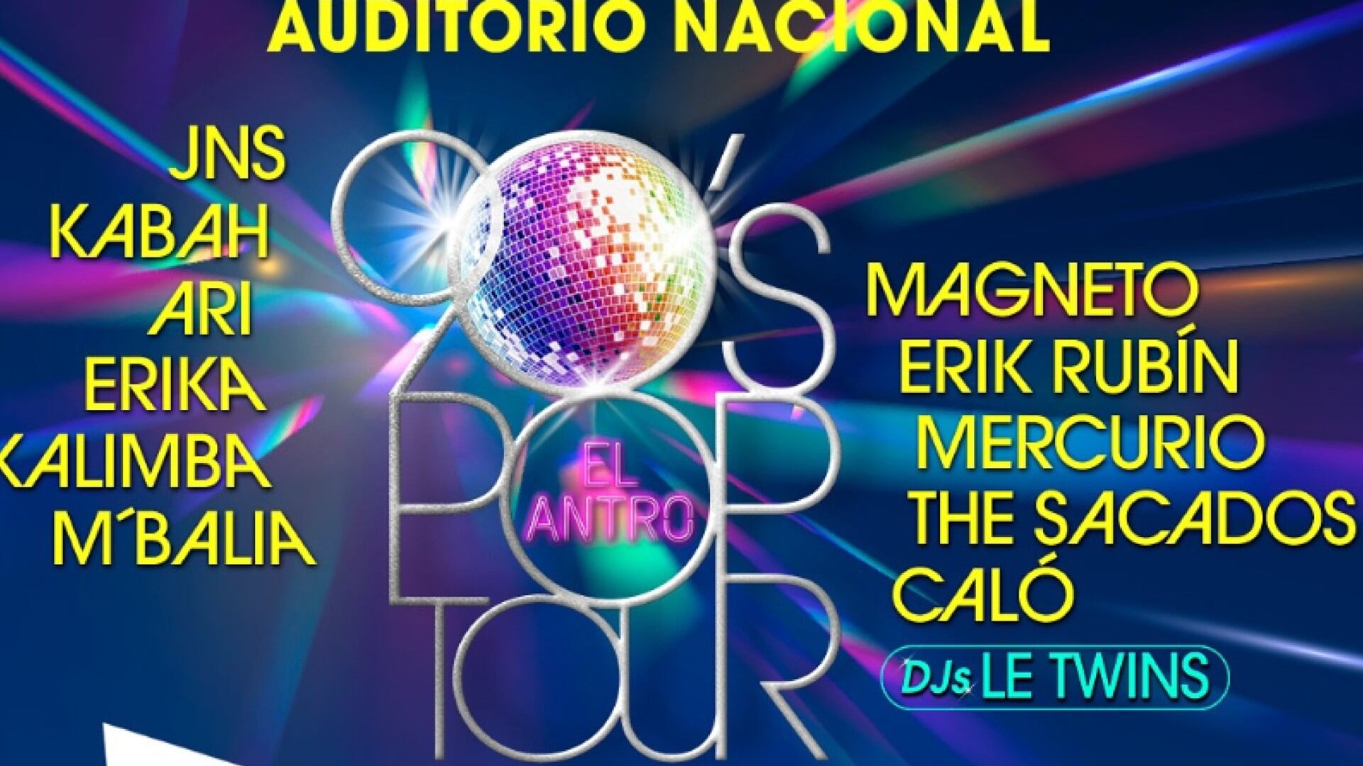 90’s Pop Tour Antro: arranca venta de boletos para el primer concierto de 2026