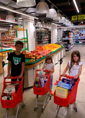 Los hijos de Wanda haciendo