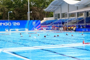 La inspección oficial confirmó avances en espacios para natación, ajedrez y deportes de conjunto, además de trabajos en el Estadio Olímpico Félix Sánchez y en los parques de béisbol y sóftbol (Foto cortesía Presidencia)